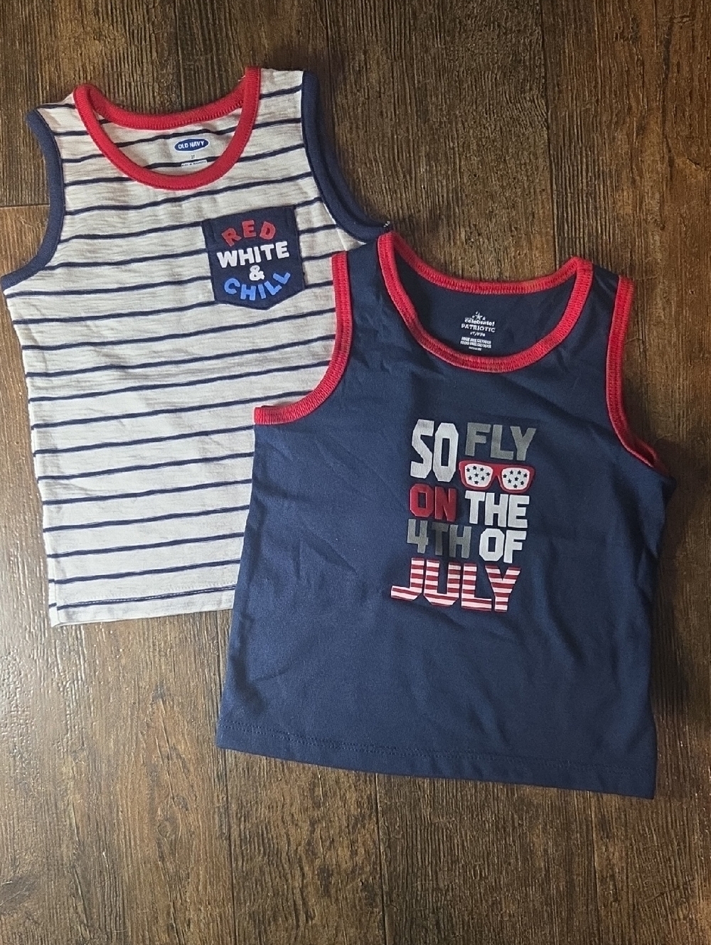Boys' Patriotic Tank Tops - 2 Pack